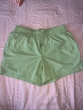 Light Green men’s Athletic Drawstring Shorts